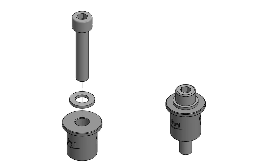 Solid Steering Rack bushing kit (05-14)